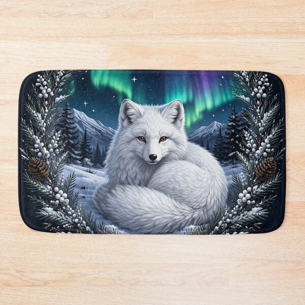 Item preview, Arctic Aurora Fox designed and sold by Pixel Junkies Studio.