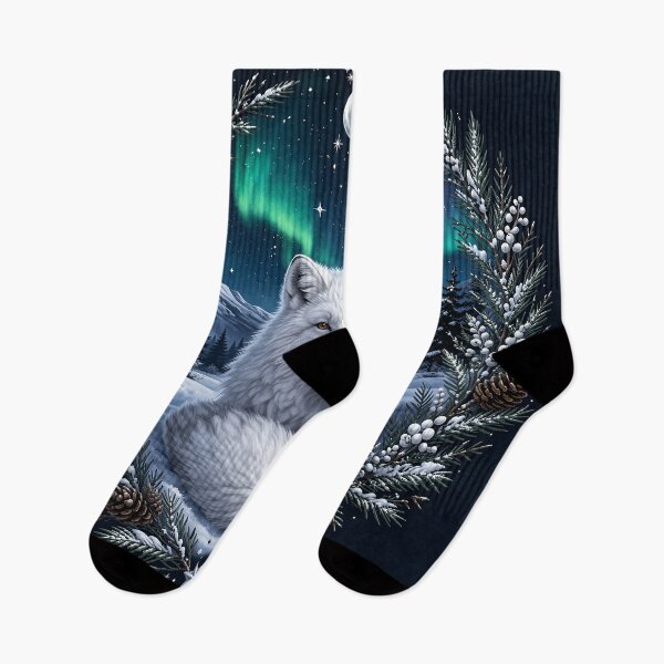 Item preview, Arctic Aurora Fox designed and sold by Pixel Junkies Studio.