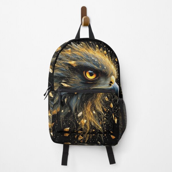 Item preview, Golden Eagle Head Luxury Shattered Crystal Art Aesthetic designed and sold by Remix Vision.