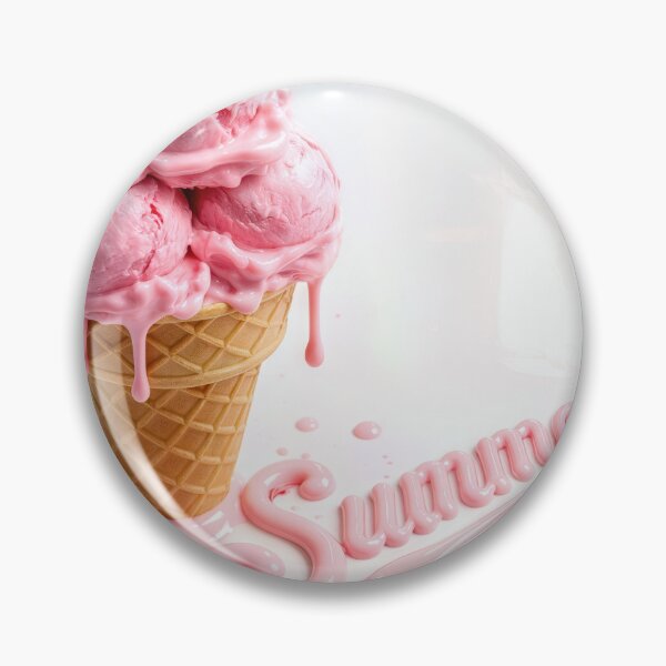 Item preview, Pink Summer Ice Cream Cone designed and sold by Maria Dryfhout.