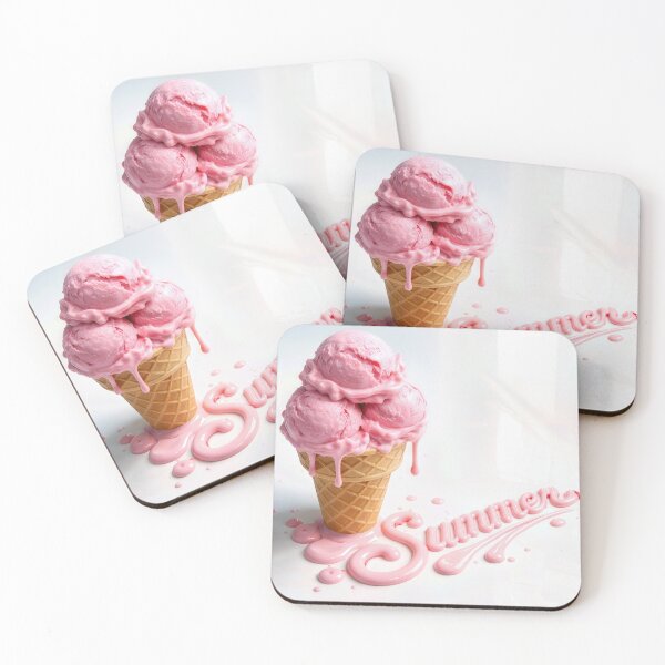 Item preview, Pink Summer Ice Cream Cone designed and sold by Maria Dryfhout.