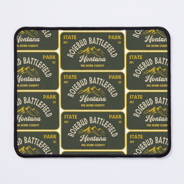 Item preview, Rosebud Battlefield State Park, Big Horn County, Montana, badge design designed and sold by Wanderful-roads.
