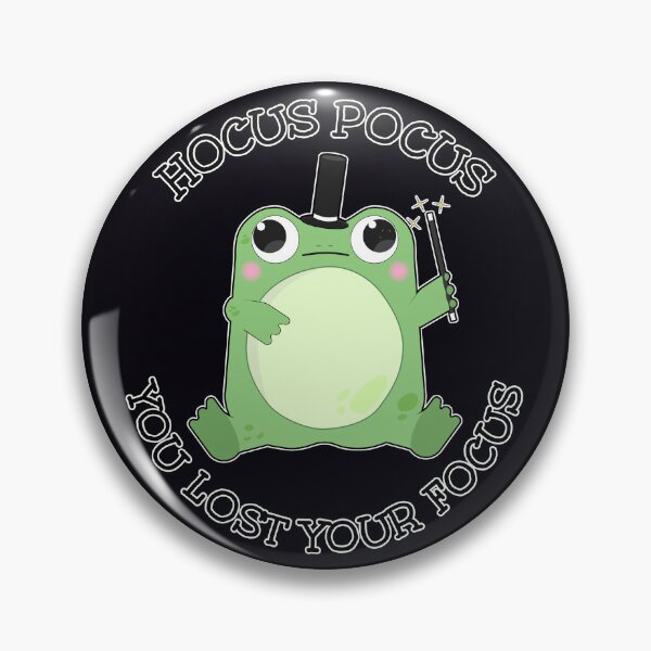 Item preview, Hocus Pocus you lost your focus - funny frog designed and sold by MattC_Design.