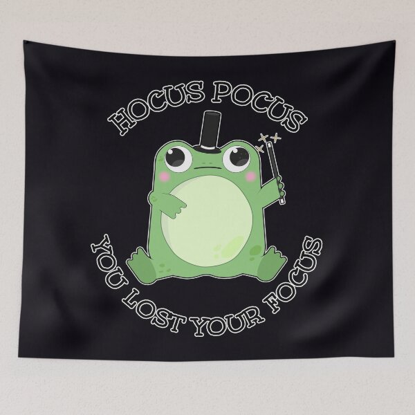 Item preview, Hocus Pocus you lost your focus - funny frog designed and sold by MattC_Design.