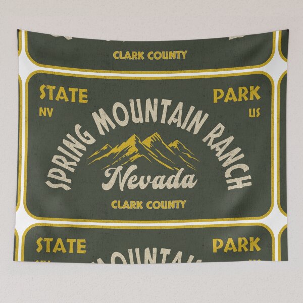 Item preview, Spring Mountain Ranch State Park, Clark County, Nevada, badge design designed and sold by Wanderful-roads.