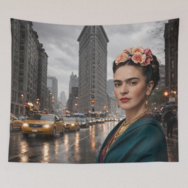 Item preview, frida Kahlo FlatIron designed and sold by Muycote.