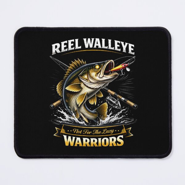 Item preview, Reel Walleye Warriors Shirt, Walleye Fishing T-Shirt, Fisherman Gift, Angler Tee, Fishing Apparel, Lake Life Shirt, Not For The Lazy designed and sold by WildWonderfulWear.