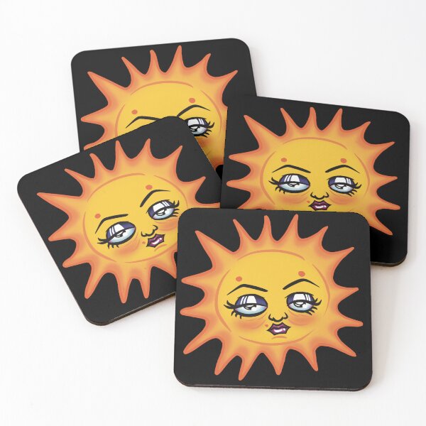 Item preview, Sassy Sun Face designed and sold by Wicked Fenfolk.