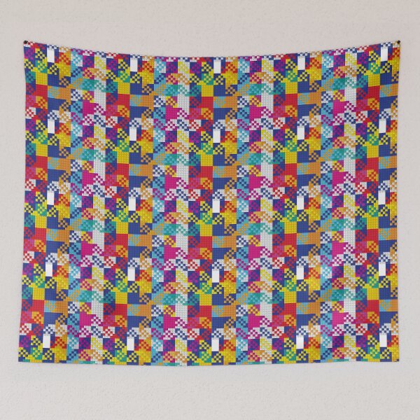Item preview, Filipino Weaves Banig Colorful Tiles designed and sold by cherrylimportfolio.