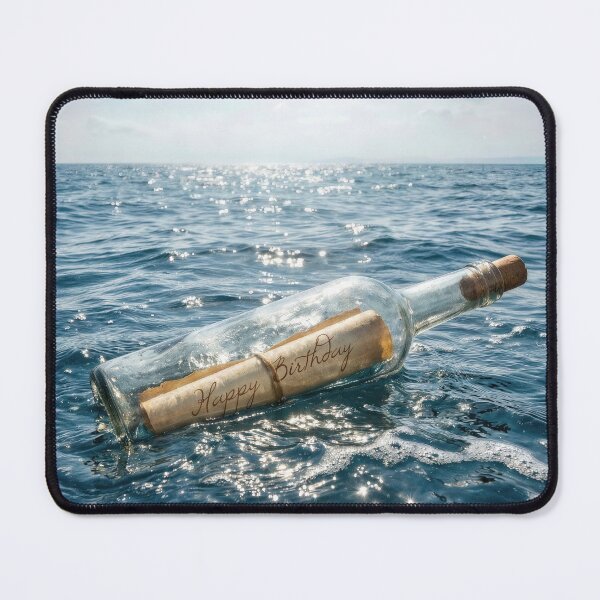 Item preview, Happy Birthday Message in a Bottle designed and sold by Maria Dryfhout.