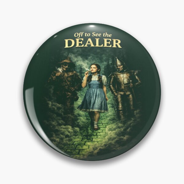Item preview, Off to See the Dealer Wizard of Oz Parody Funny Dark Fantasy Shirt designed and sold by GhostDawgs.