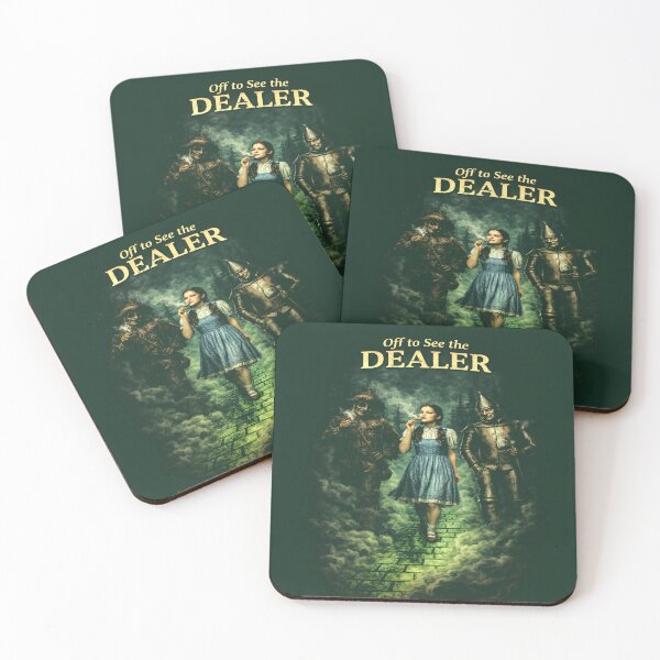 Item preview, Off to See the Dealer Wizard of Oz Parody Funny Dark Fantasy Shirt designed and sold by GhostDawgs.