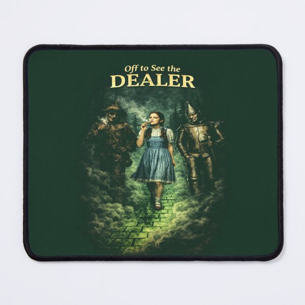 Item preview, Off to See the Dealer Wizard of Oz Parody Funny Dark Fantasy Shirt designed and sold by GhostDawgs.