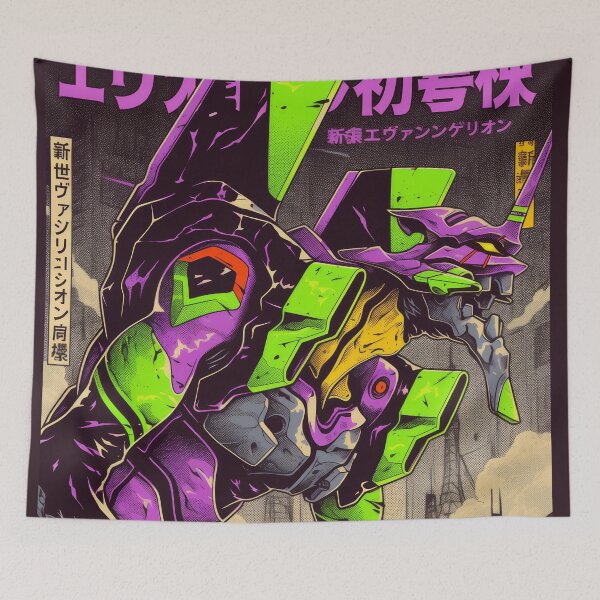 Item preview, Eva-01 Kaiju Nights  designed and sold by AnimeArsenalPrints.