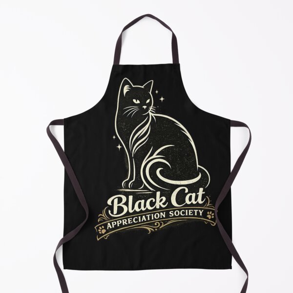 Item preview, Black Cat Appreciation Society – Vintage Mystic Cat Lover Design designed and sold by CatLovers Studio.