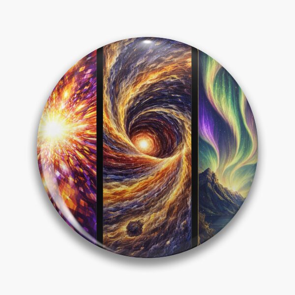 Item preview, Cosmic Art Periods – Nebula, Supernova, Black Hole, Aurora & Pulsar Space Art designed and sold by PeriodicDrama.