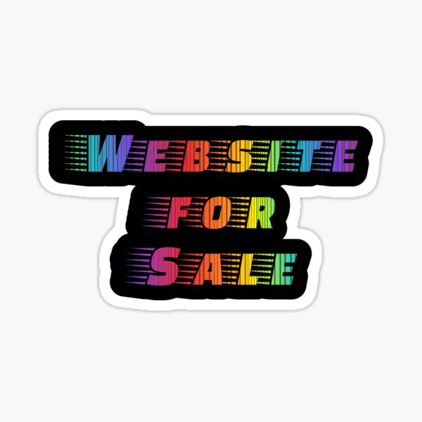 Website for sale Sticker