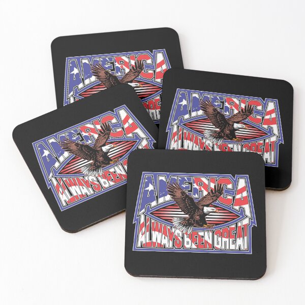 Item preview, Bald Eagle USA Pride – America Always Been Great Artwork designed and sold by White Buffalo Art.