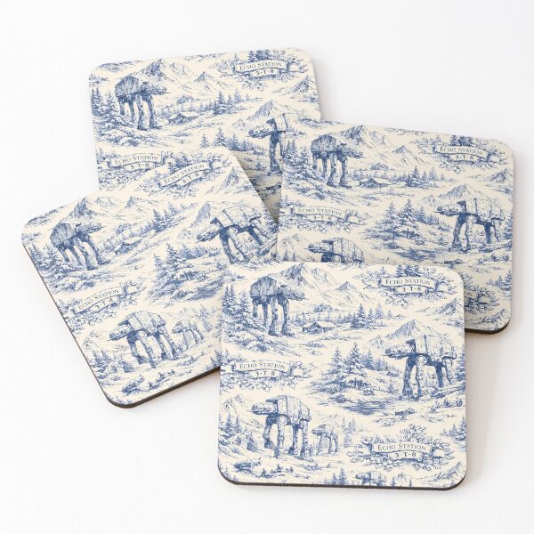 Item preview, French Toile Snowy Mechanical Walker Pattern designed and sold by agearb.