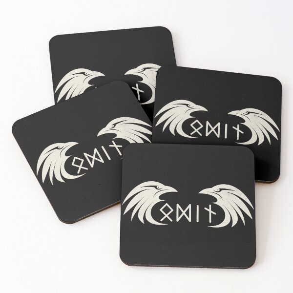 Item preview, Viking Ravens and Runes Minimalist Norse Symbol Design designed and sold by Fradikal.