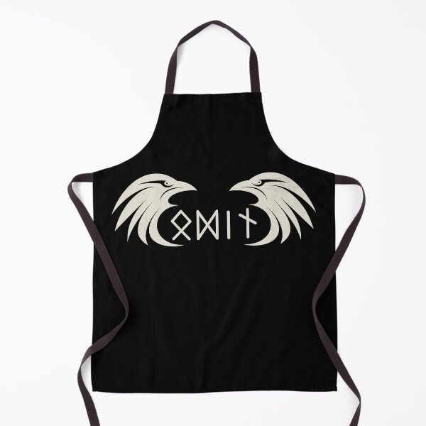 Aperçu de l'œuvre Viking Ravens and Runes Minimalist Norse Symbol Design créée et vendue par Fradikal.