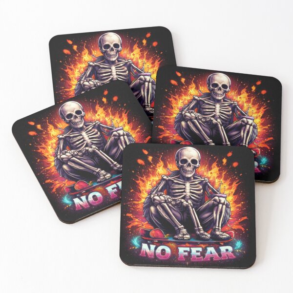 Item preview, No Fear Skeleton – Urban Motivational Design designed and sold by DavidPerea.