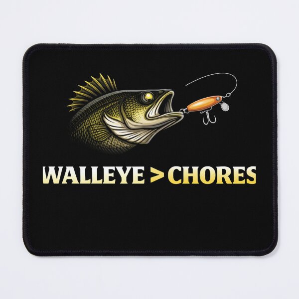 Item preview, Walleye Greater Than Chores Shirt, Funny Fishing Shirt, Walleye Fishing Tee, Angler Gift, Fishing Humor Shirt, Fisherman Gift, Lake Life Shirt designed and sold by WildWonderfulWear.