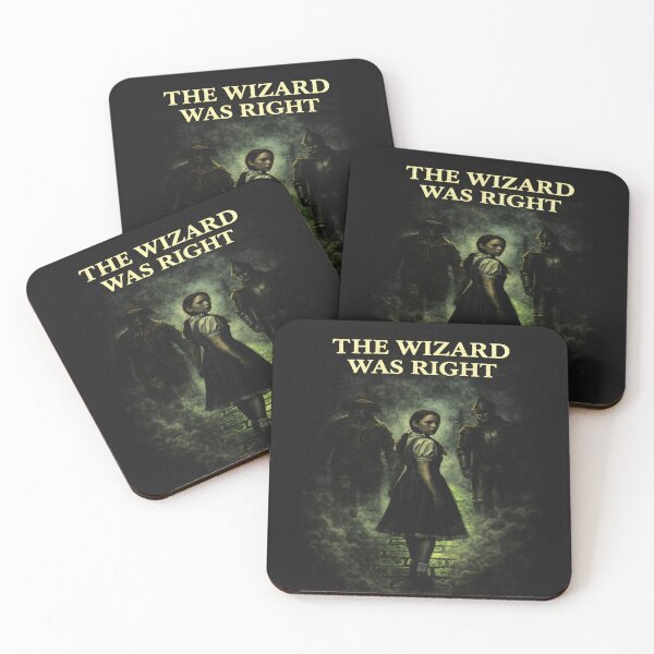 Item preview, The Wizard Was Right Dark Fantasy Wizard of Oz Parody Cinematic Shirt designed and sold by GhostDawgs.