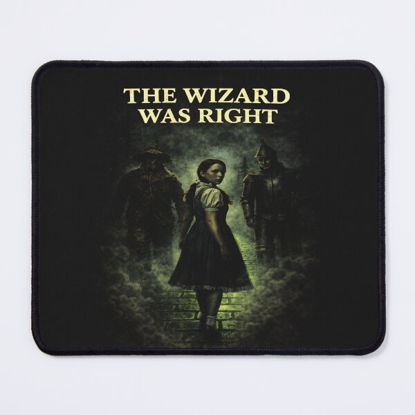 Item preview, The Wizard Was Right Dark Fantasy Wizard of Oz Parody Cinematic Shirt designed and sold by GhostDawgs.