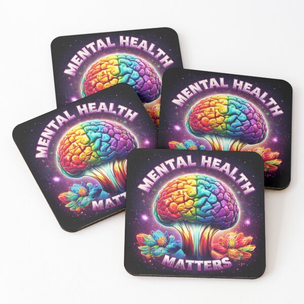 Item preview, Mental Health Matters – Colorful Brain Design designed and sold by DavidPerea.