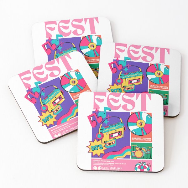 Item preview, 90's Song Feast designed and sold by ColorSplashStudios..