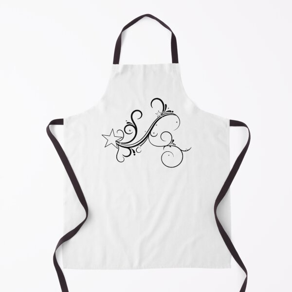 Item preview, Shooting Star Black and White Vector Flourish designed and sold by frutigerdesigns.