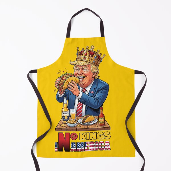 Item preview, NO KINGS IN AMERICAN - #FFCC00 designed and sold by Marlon Oseguera.