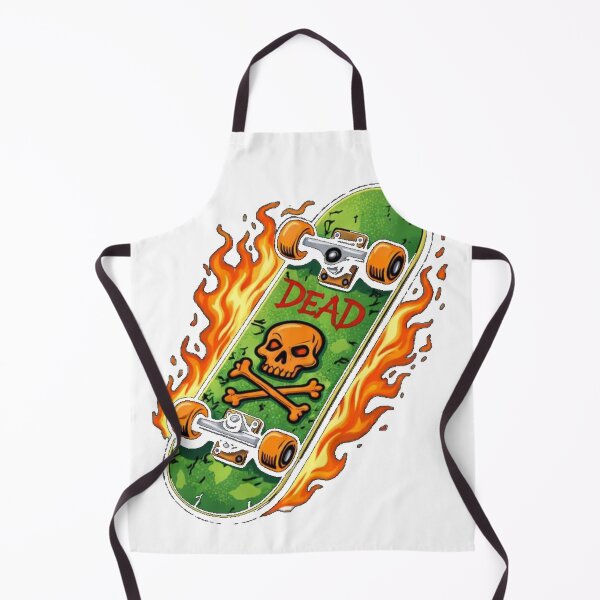 Item preview, Flaming Skateboard Graphic – Fire Skate Deck Streetwear Design designed and sold by barnesj21.