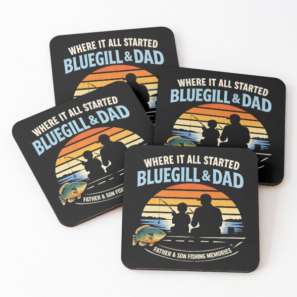 Item preview, Where It All Started Bluegill & Dad Shirt – Father Son Fishing Gift, Vintage Sunset Fishing Tee, Dad Memory Shirt, Bluegill Lover Gift designed and sold by WildWonderfulWear.
