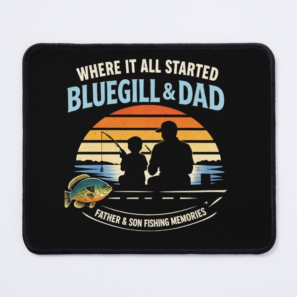 Item preview, Where It All Started Bluegill & Dad Shirt – Father Son Fishing Gift, Vintage Sunset Fishing Tee, Dad Memory Shirt, Bluegill Lover Gift designed and sold by WildWonderfulWear.