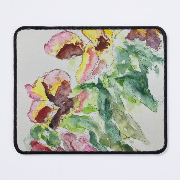 Item preview, Pansies in watercolour designed and sold by Robert Petcher Art.