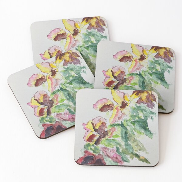 Item preview, Pansies in watercolour designed and sold by Robert Petcher Art.