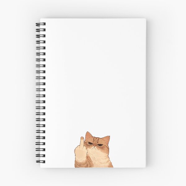 Item preview, Angry cat  swearing - middle finger designed and sold by pick-me-art.