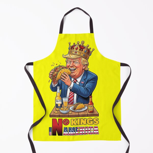 Item preview, NO KINGS IN AMERICAN - #FFFF00 designed and sold by Marlon Oseguera.