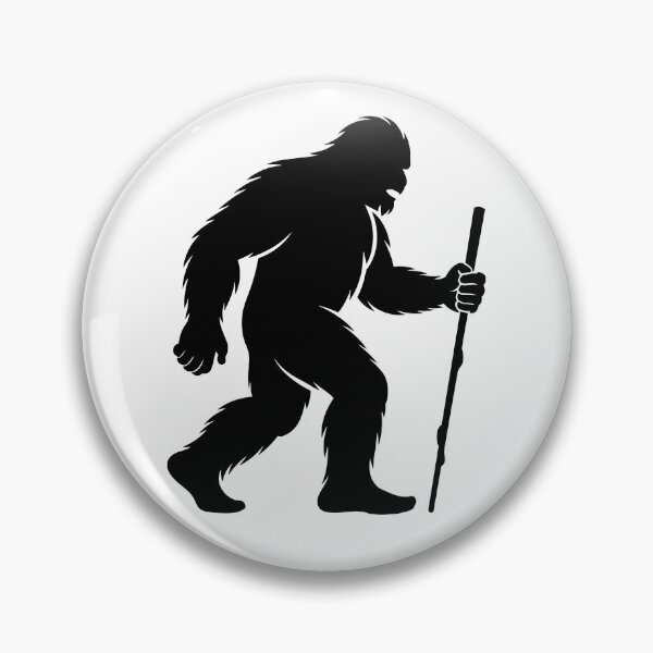 Item preview, Bigfoot With Walking Stick designed and sold by theartfulaspie.