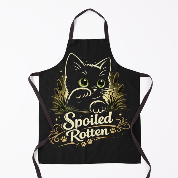 Item preview, Spoiled Rotten Black Cat – Cute Funny Cat Lover Design designed and sold by CatLovers Studio.