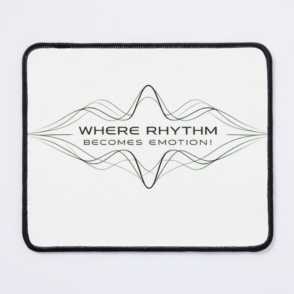 Item preview, Where rhythm becomes emotion shirt designed and sold by RSINRS.