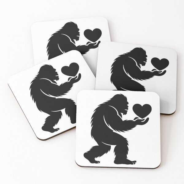 Item preview, Bigfoot Holding Heart designed and sold by theartfulaspie.