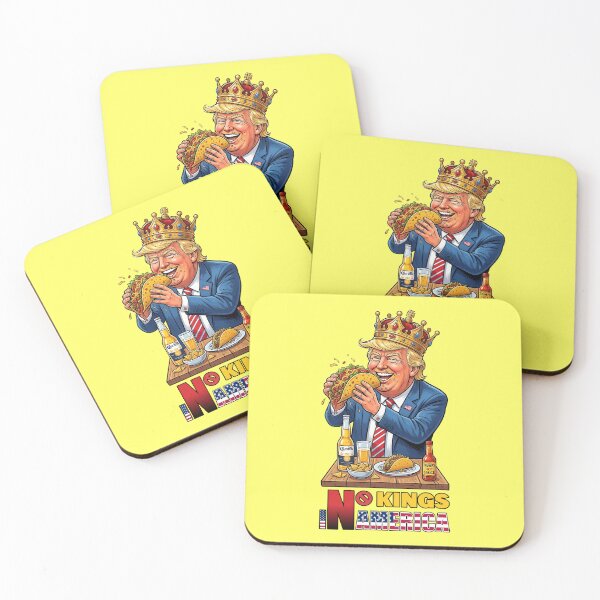 Item preview, NO KINGS IN AMERICAN - #FFFF66 designed and sold by Marlon Oseguera.