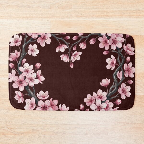Item preview, Pink Sakura Flower Heart Aesthetic Nature Art designed and sold by LinaValearte.