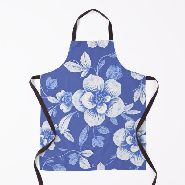Item preview, Delft Style Floral Design, designed and sold by TinCatOutPost.