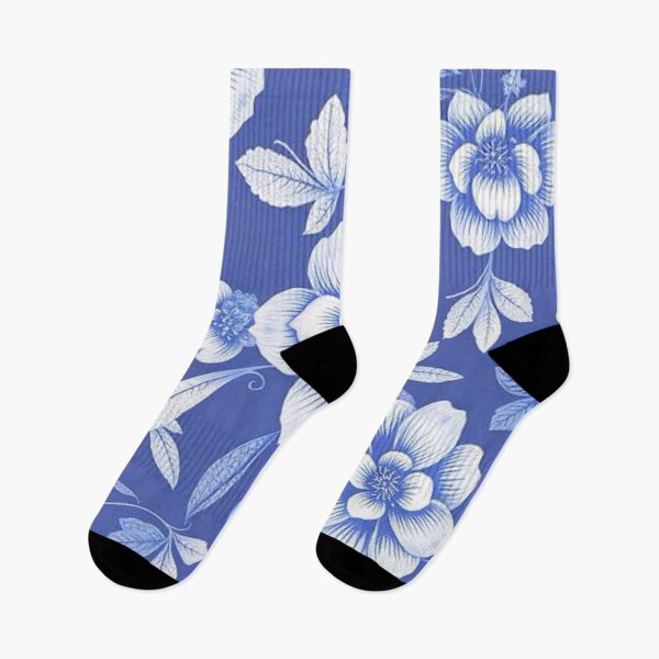 Item preview, Delft Style Floral Design, designed and sold by TinCatOutPost.