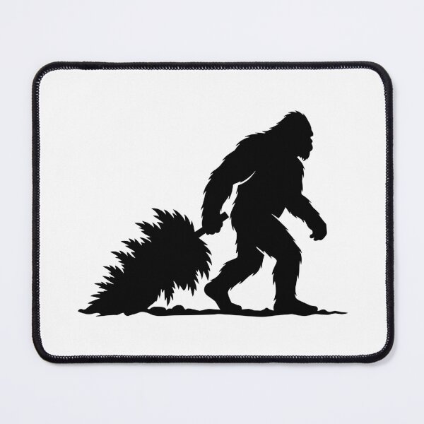 Item preview, Bigfoot With Christmas Tree designed and sold by theartfulaspie.