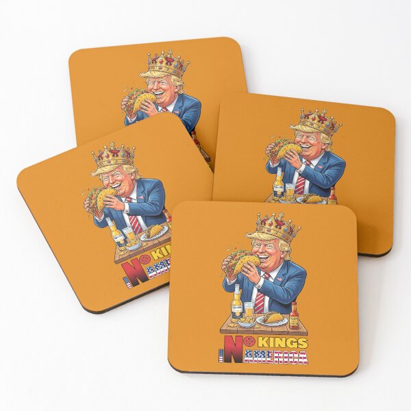 Item preview, NO KINGS IN AMERICAN - #DE7D08 designed and sold by Marlon Oseguera.